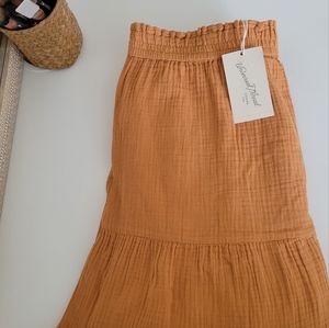 Universal Thread Orange/Brown Long skirt